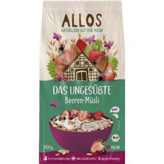 Das ungesüßte Müsli Beeren