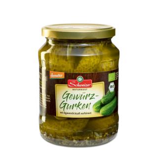 Gewürzgurken im Glas   demeter