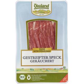 Gestreifter Speck   geräuchert