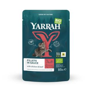 Katzen Filets mit Huhn in Soße